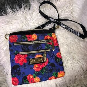 Betsey Johnson floral crossbody purse